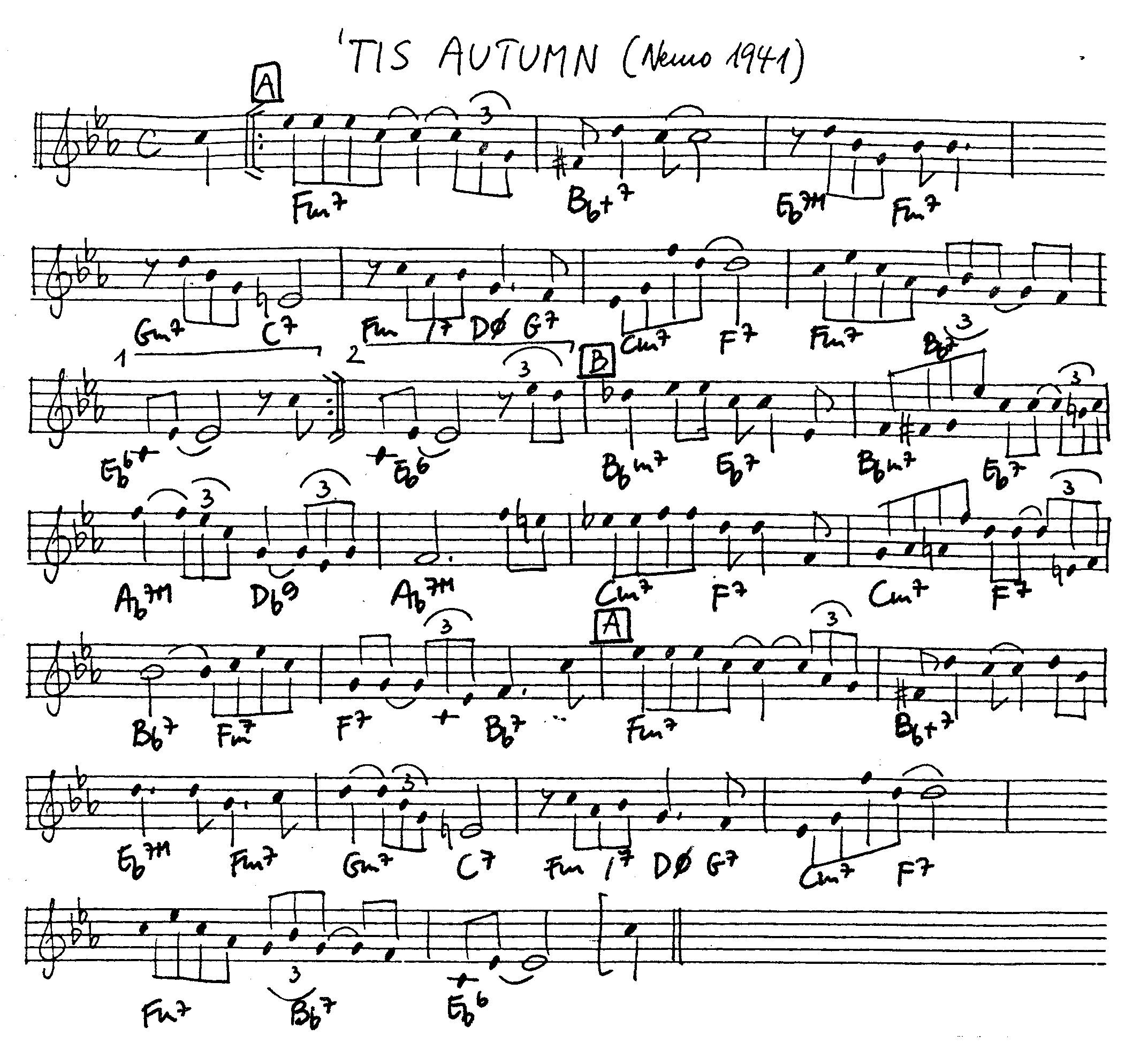 tis autumn leadsheet – book us for your next 20s or gatsby event